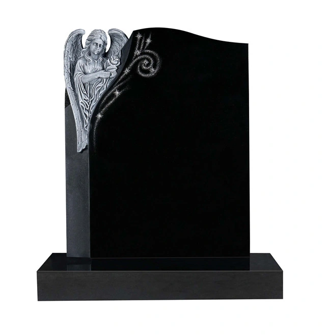 Low Price New Design Memorial with Antique Angel Statue