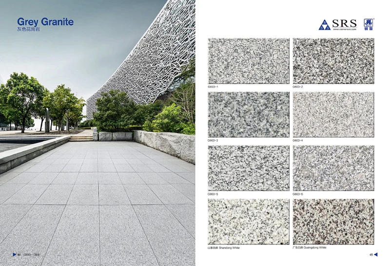 G603 Grey Chinese Natural Granite Pavers Kerb Road Stone for Landscaping Projects