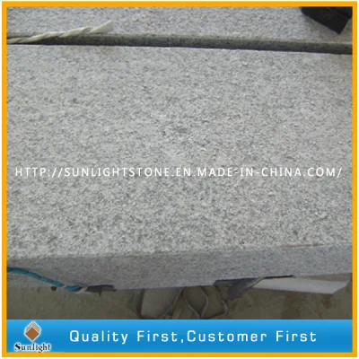 Flameado G603 piedra de granito gris que pavimenta la escalera del paisaje para el exterior