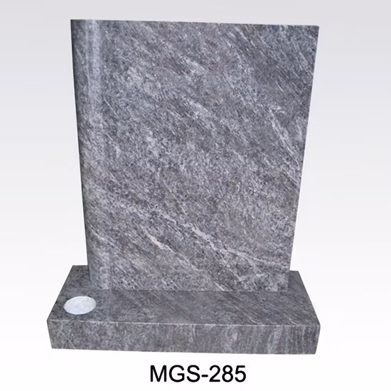 Lápidas conmemorativas superiores Ogee personalizadas de alta calidad de granito negro del Reino Unido