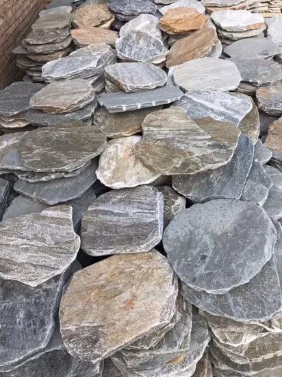 P014 Escalón de pizarra de color para decoración de caminos de paisajismo